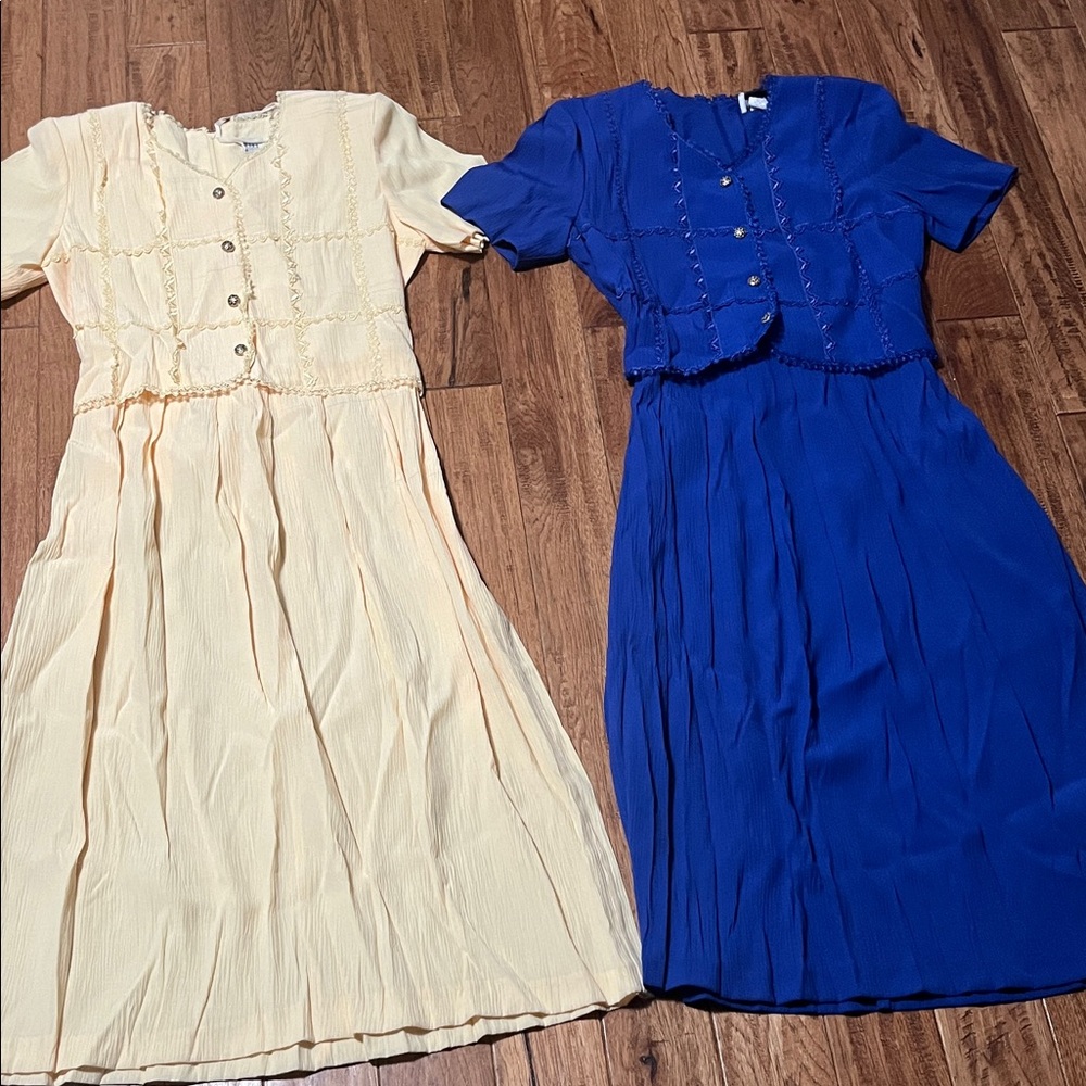 MISS DORBY VINTAGE 90’s DRESSES LOT OF 2 SZ 10 women’s dresses #590
